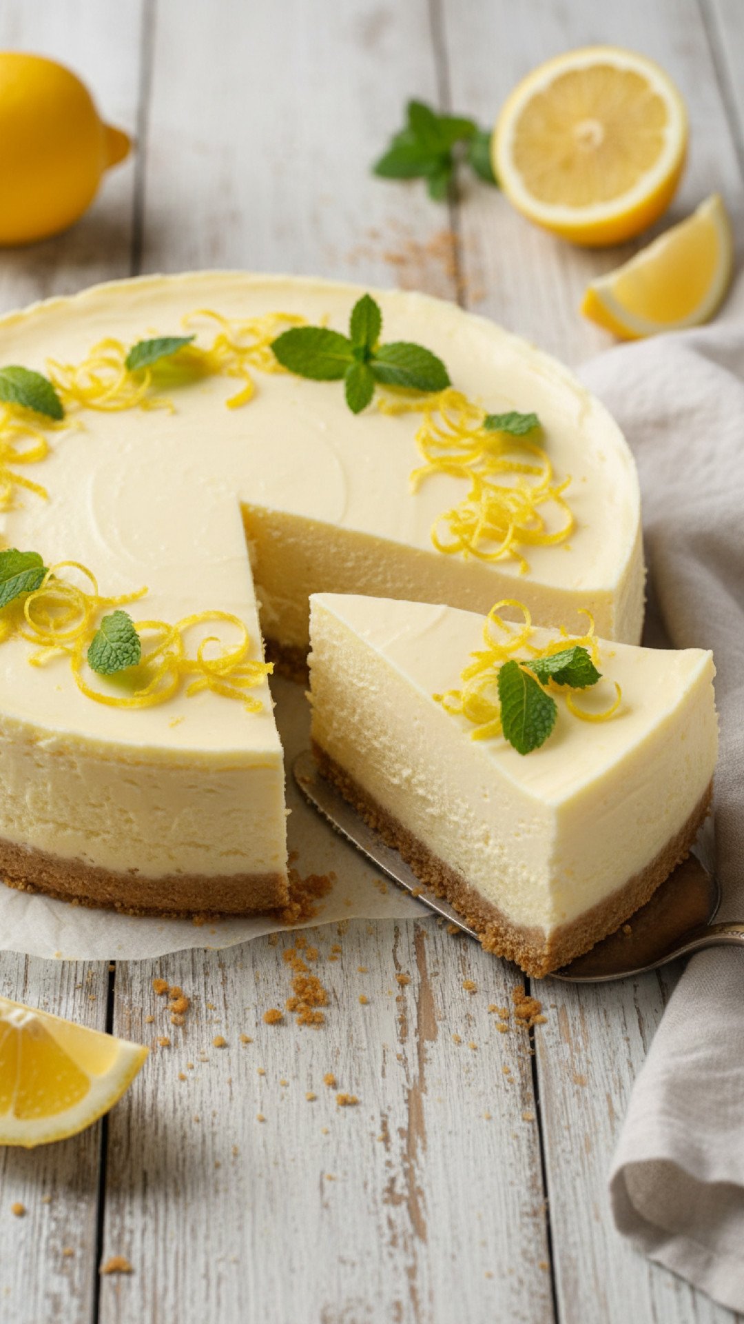 Easy 4 Ingredient Homemade Cheesecake Preparation