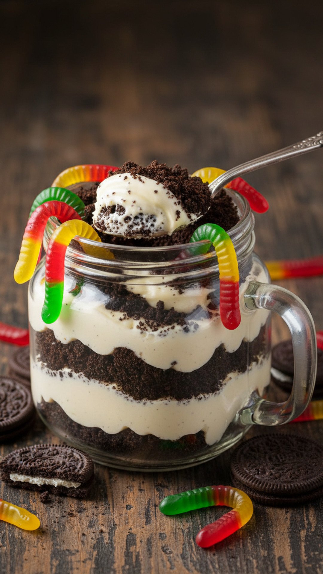 Easy Creamy Dirt Cake Preparation