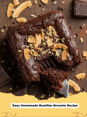 Decadent & Fudgy: The Ultimate Easy Homemade Brazilian Brownie Recipe