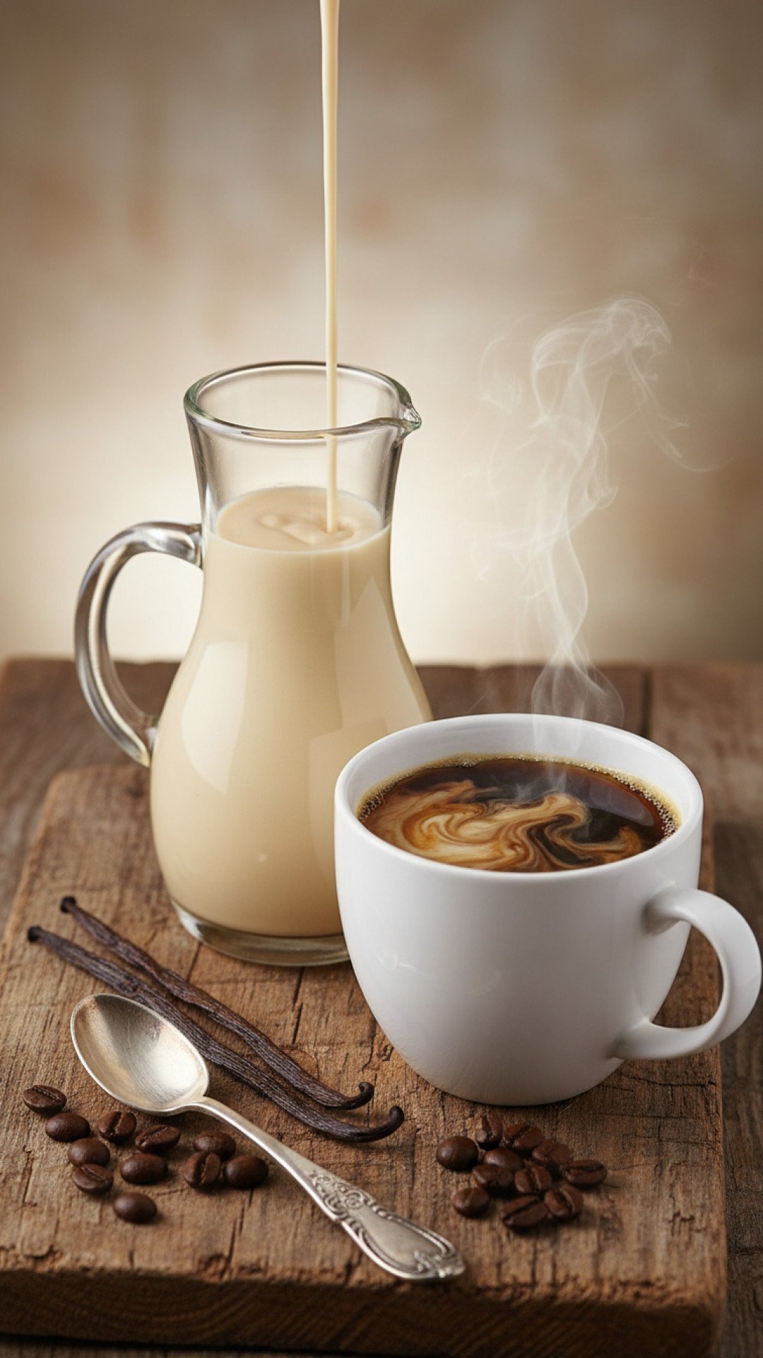 Easy Homemade Coffee Creamer Preparation