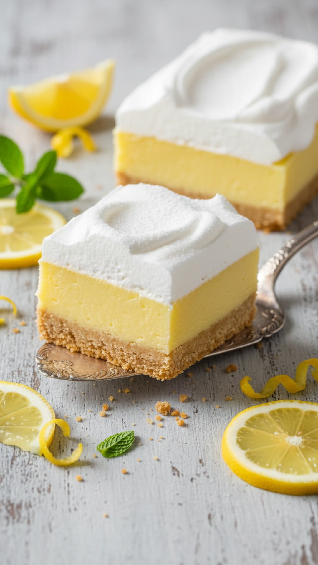 Easy Lemon Cream Pie Bars Preparation