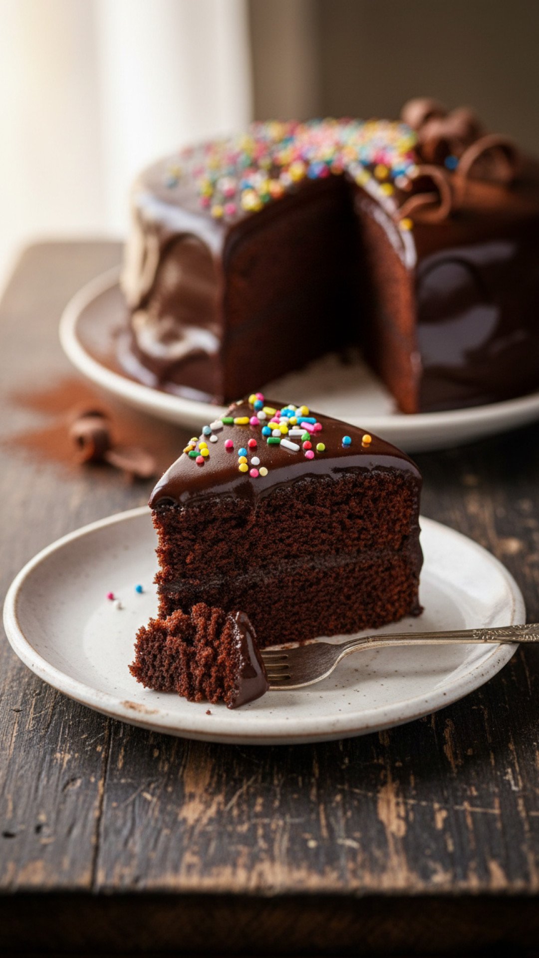 Easy Moist Chocolate Cake Preparation