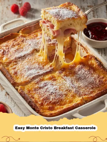 The Ultimate Easy Monte Cristo Breakfast Casserole: Sweet & Savory Perfection!