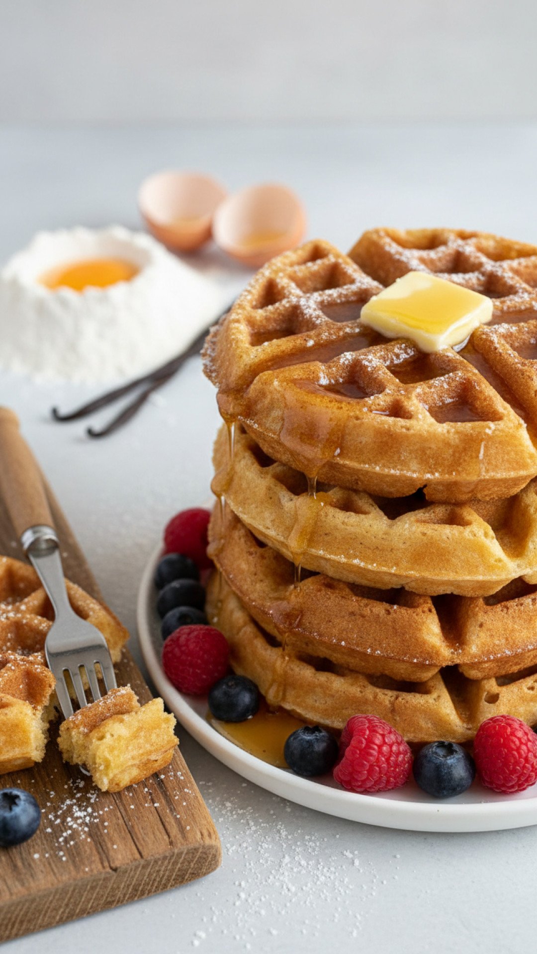 Easy Waffle Recipe Without Milk Preparation