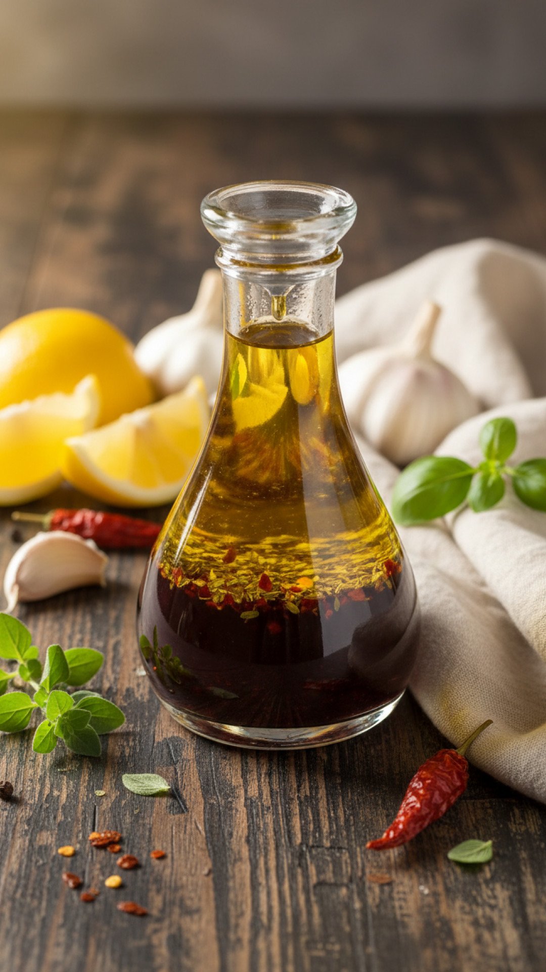 Easy Zesty Homemade Italian Dressing Preparation