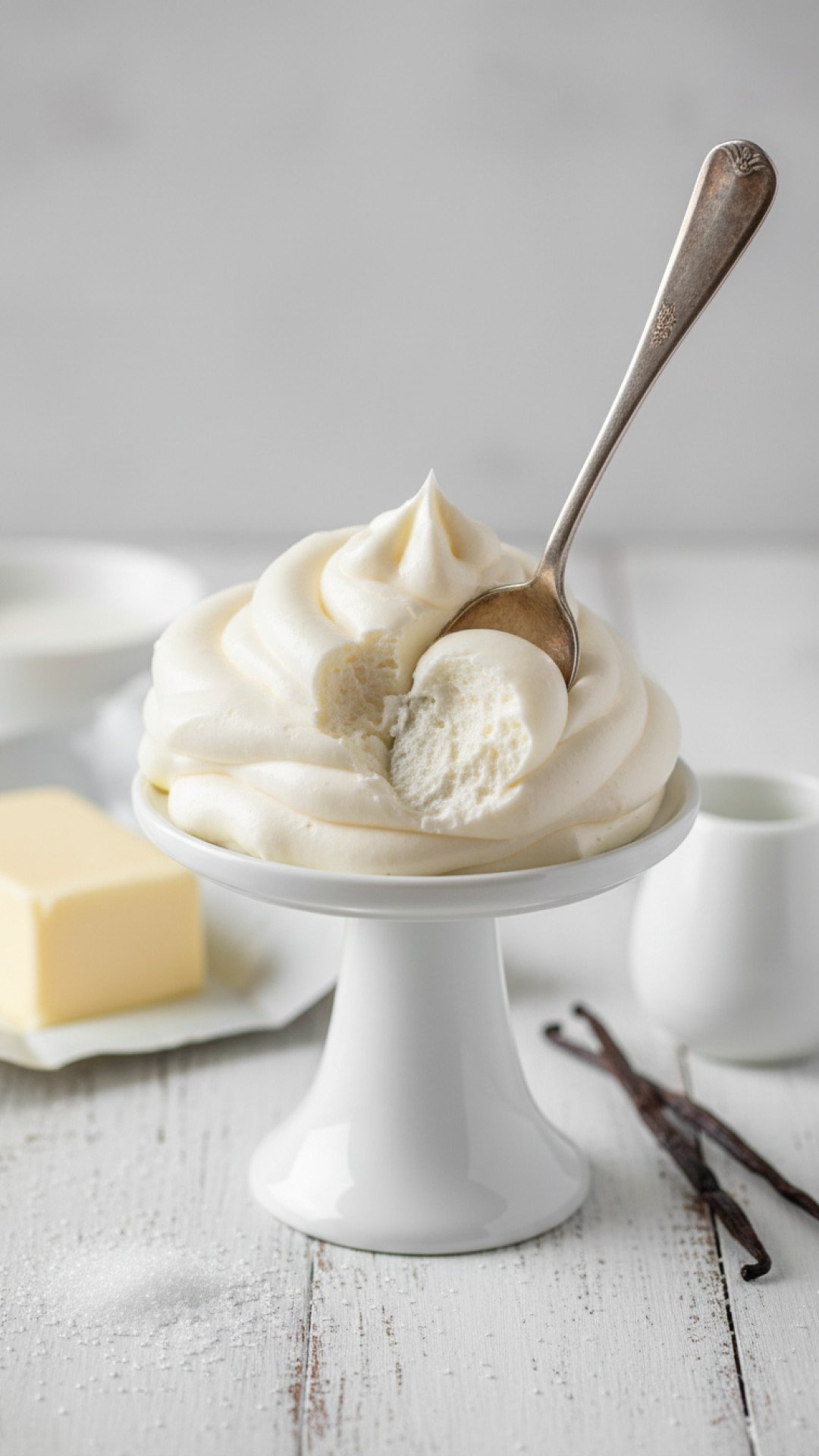 Fluffy, Less Sweet Ermine Frosting Preparation