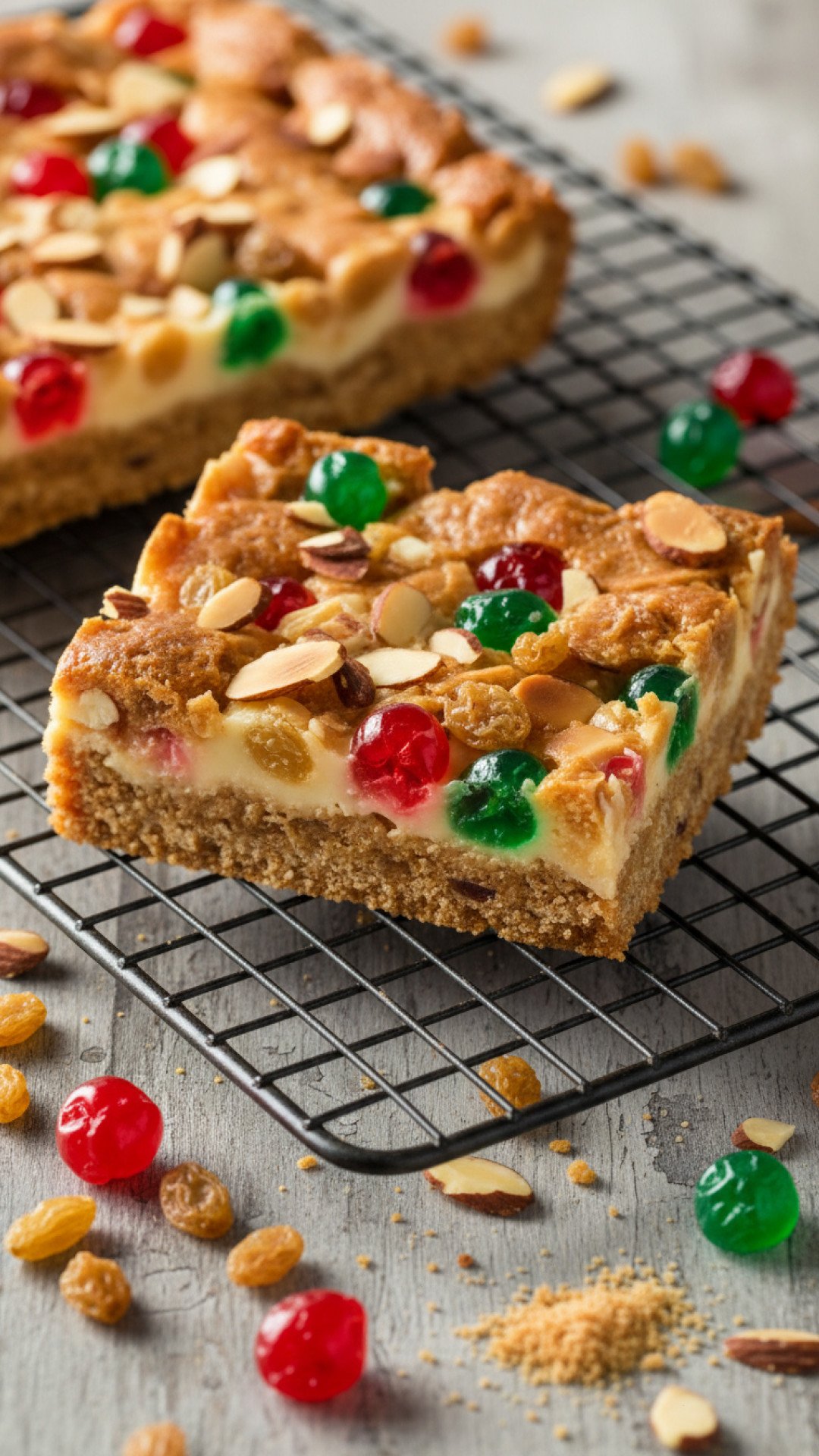 Fruit Cake Magic Bars Recipe Preparation