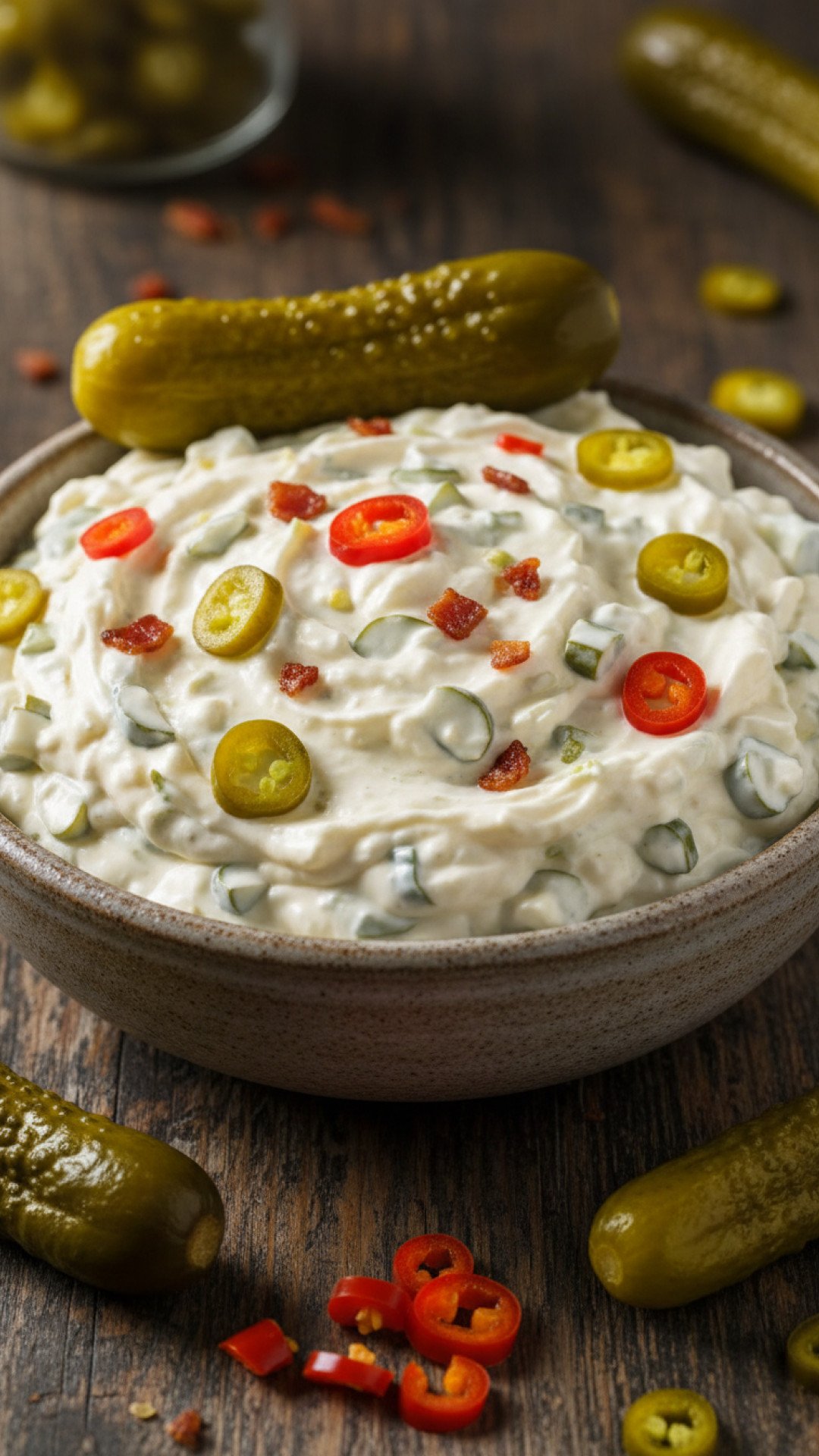 Grillo’s Pickle Dip Preparation