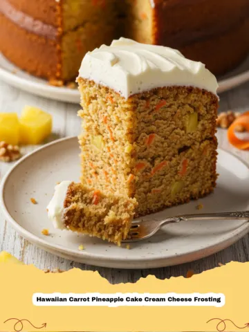 Tropical Bliss: The Ultimate Hawaiian Carrot Pineapple Cake with Cream Cheese Frosting