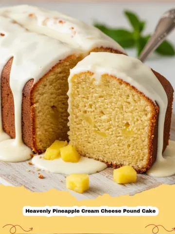 Divine Indulgence: The Heavenly Pineapple Cream Cheese Pound Cake You've Been Dreaming Of!