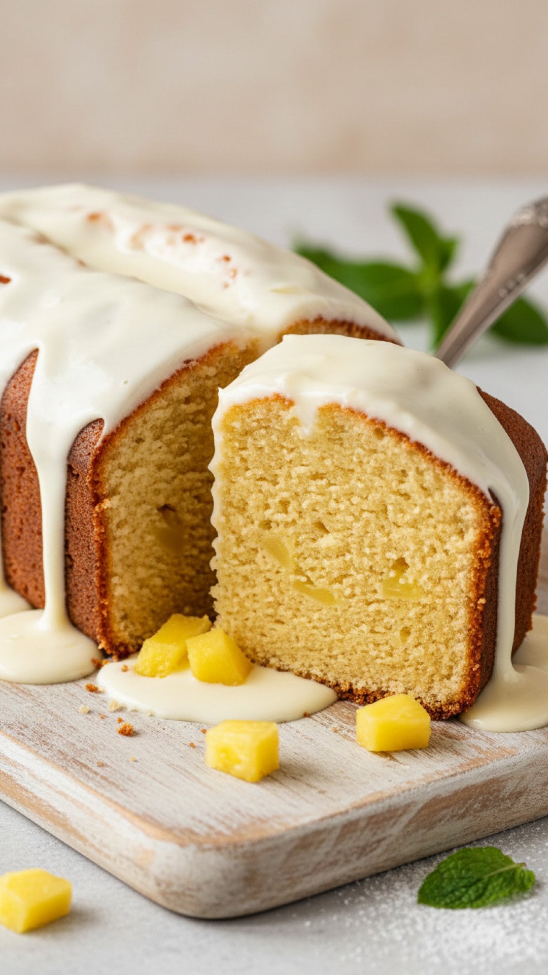 Heavenly Pineapple Cream Cheese Pound Cake Preparation