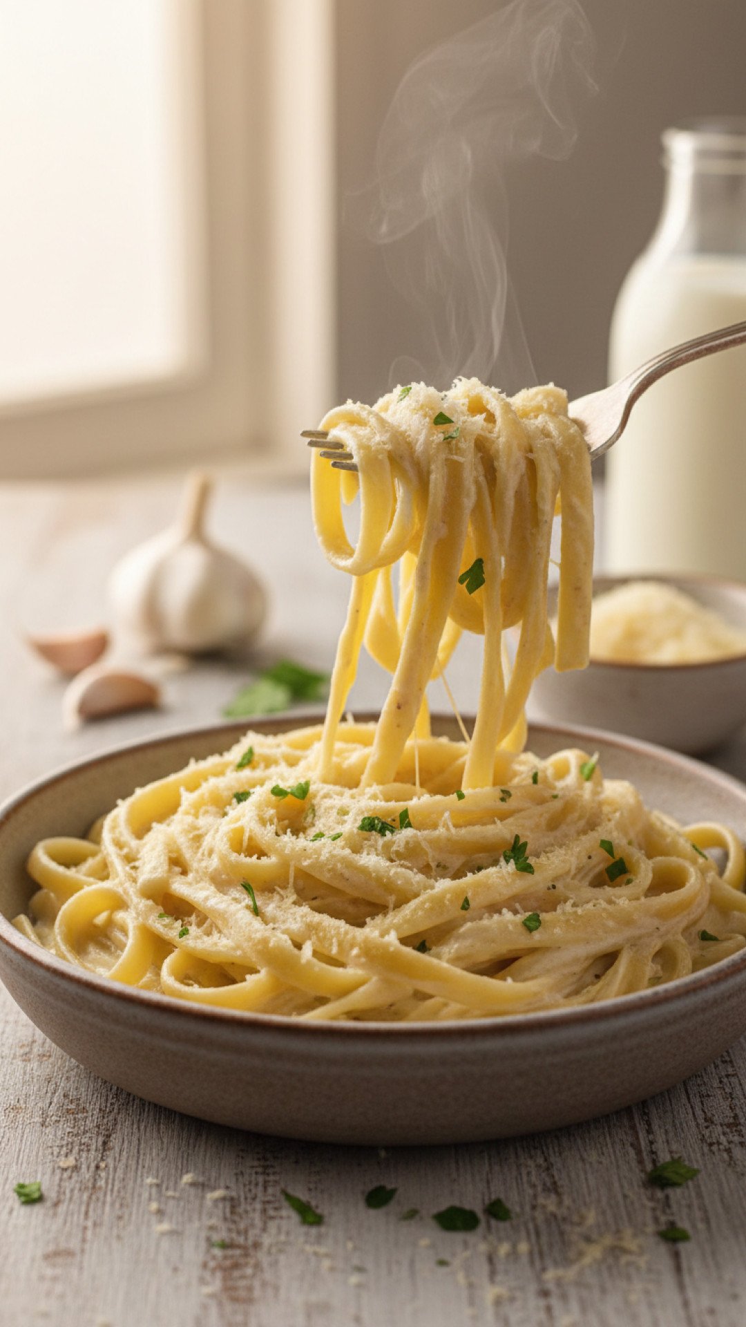 High Protein Alfredo Sauce (Minute Creamy) Preparation