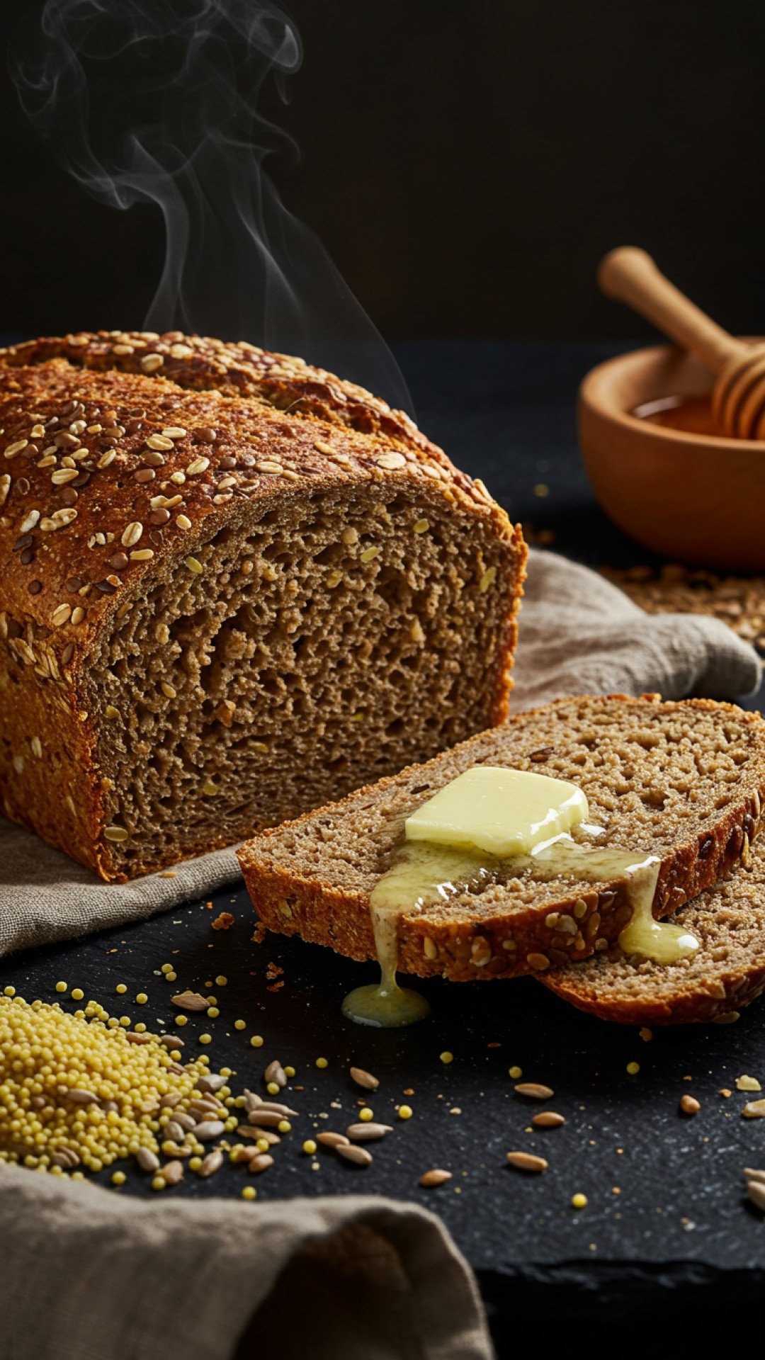 Homemade Sprouted Ezekiel Bread Preparation