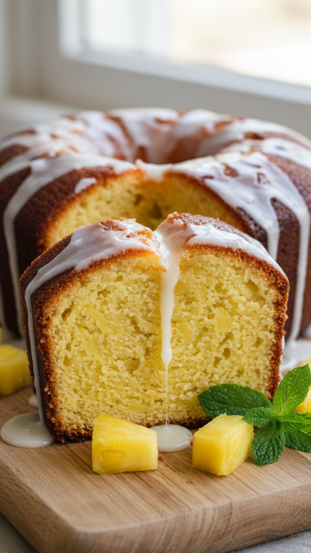 Irresistibly Moist Pineapple Pound Cake Preparation