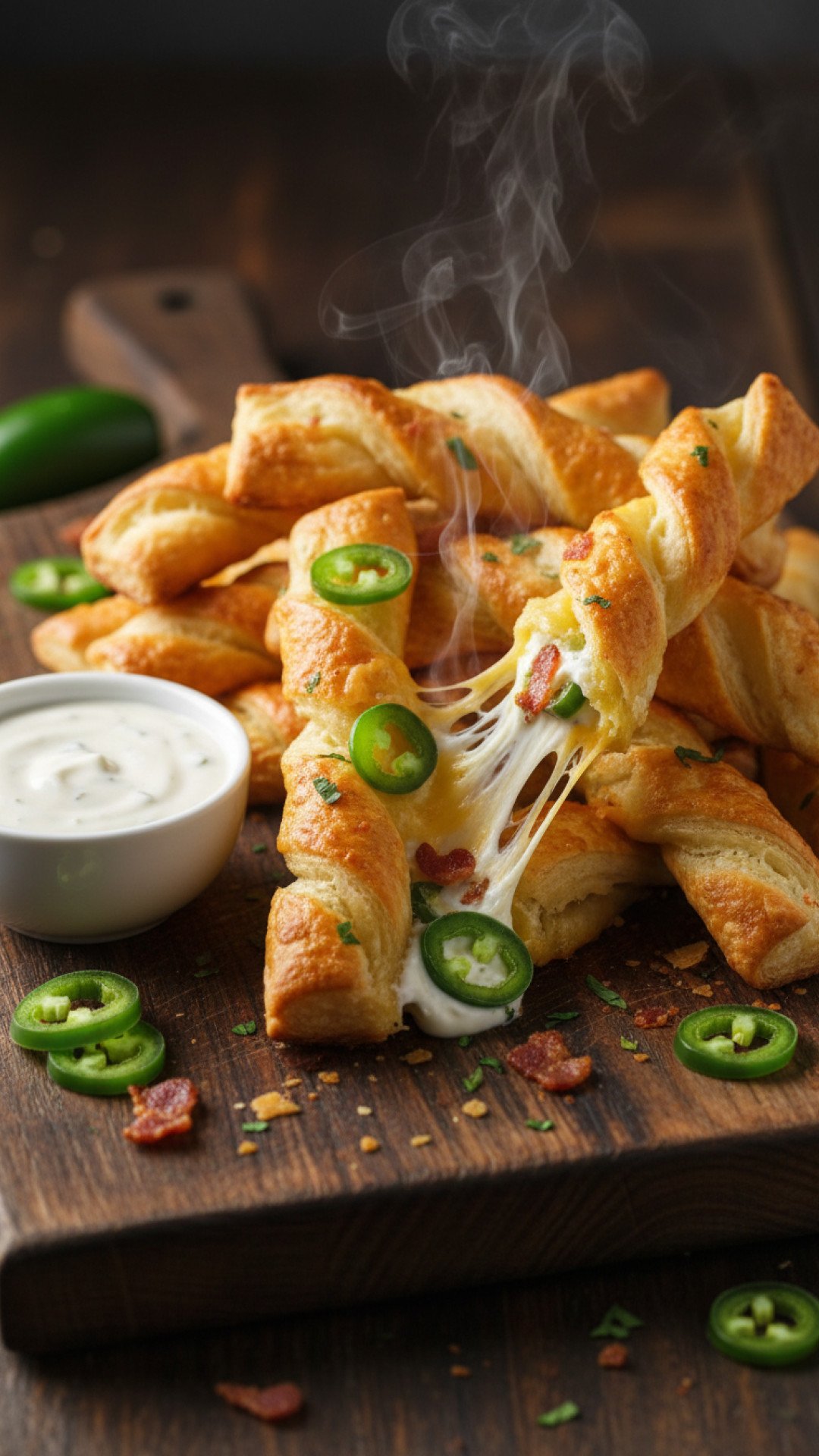 Jalapeno Popper Twists Preparation