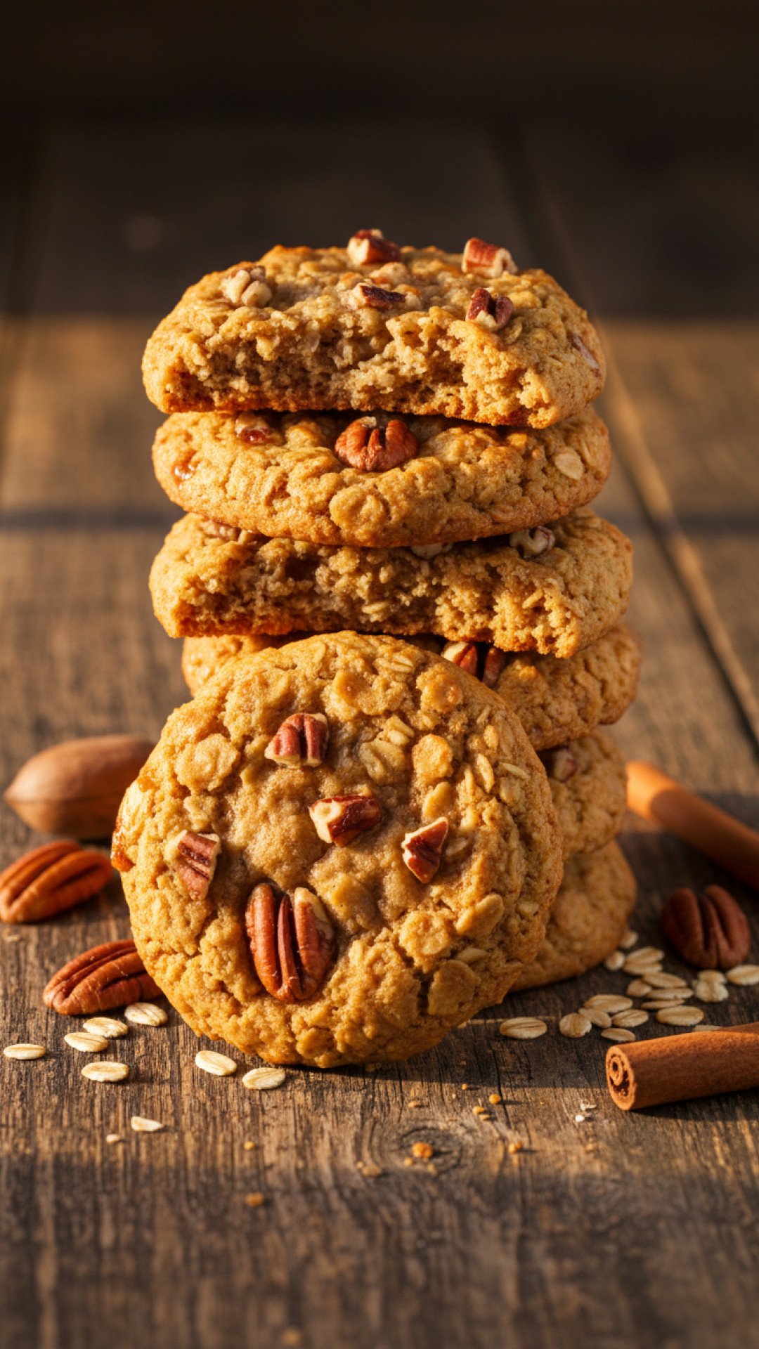 Pecan Pie Oatmeal Cookies Preparation