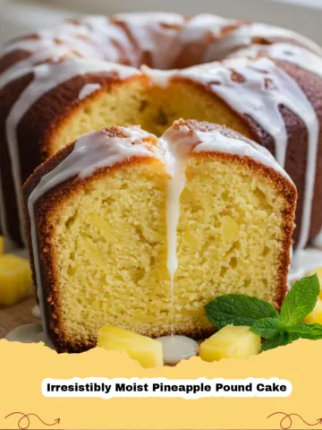 The Ultimate Irresistibly Moist Pineapple Pound Cake: A Taste of Sunshine