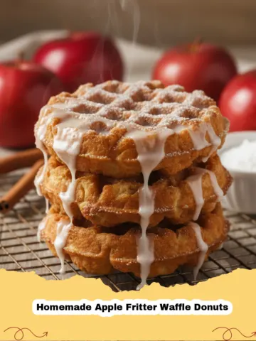The Ultimate Homemade Apple Fritter Waffle Donuts: A Delicious Twist!