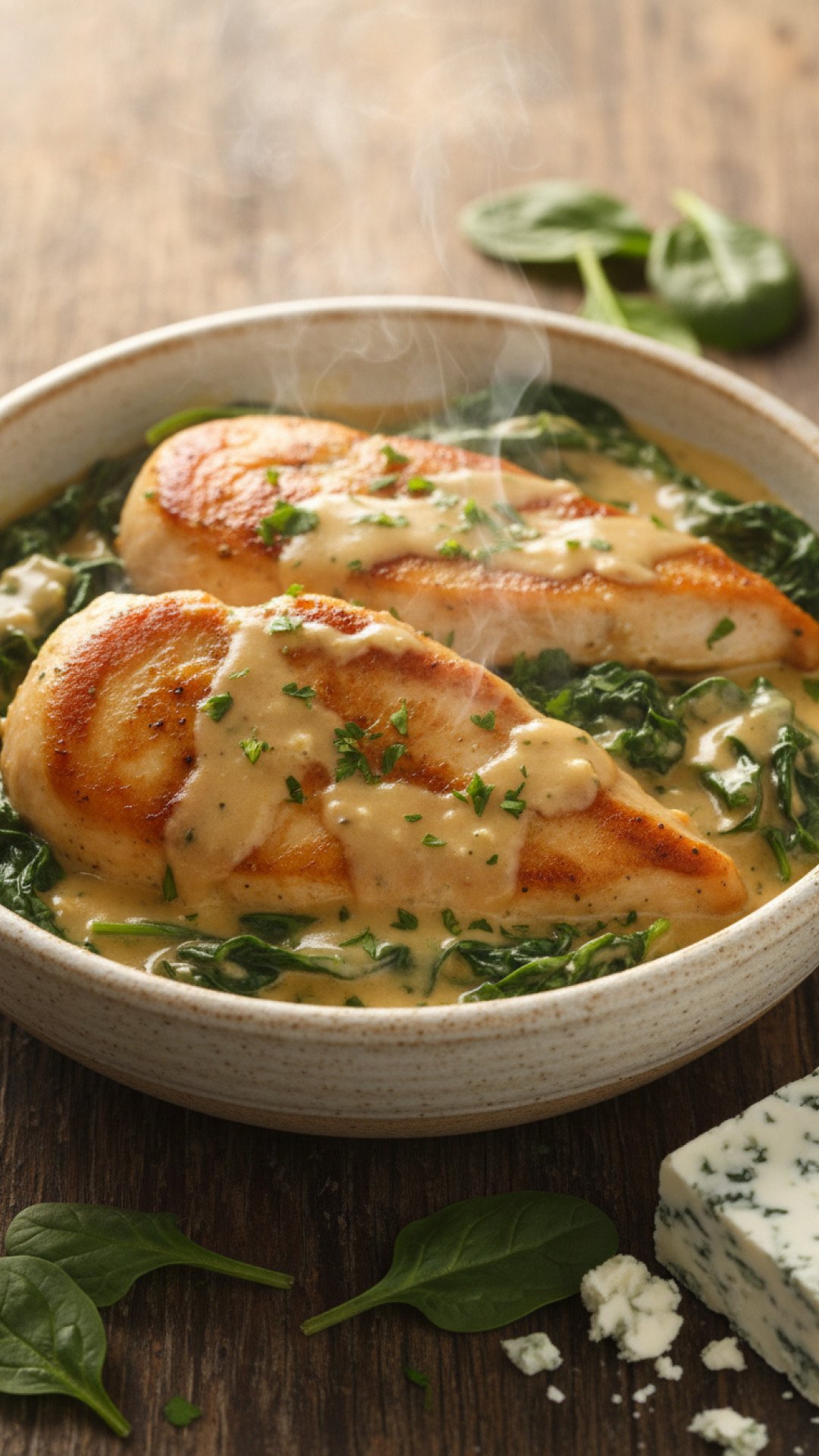 Quick & Creamy Boursin Chicken Preparation