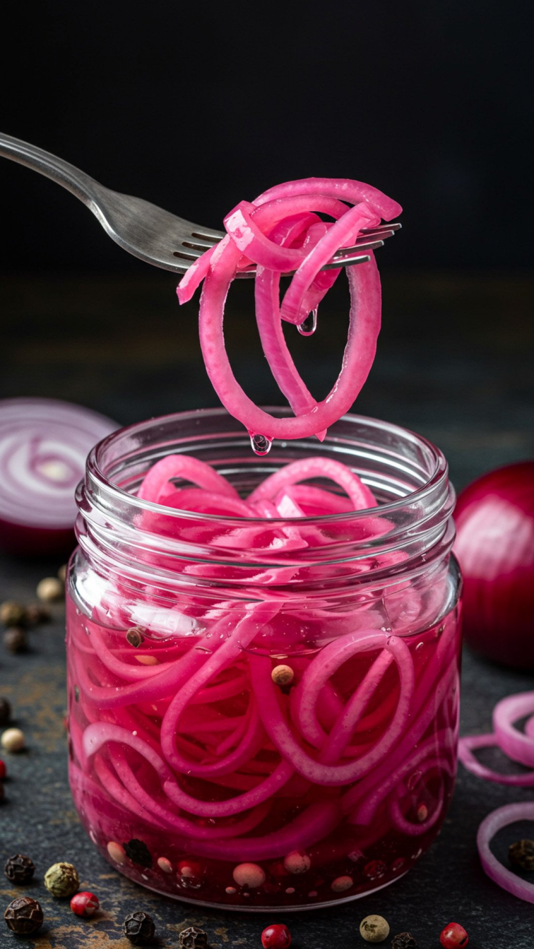 Quick Pickled Red Onions Preparation