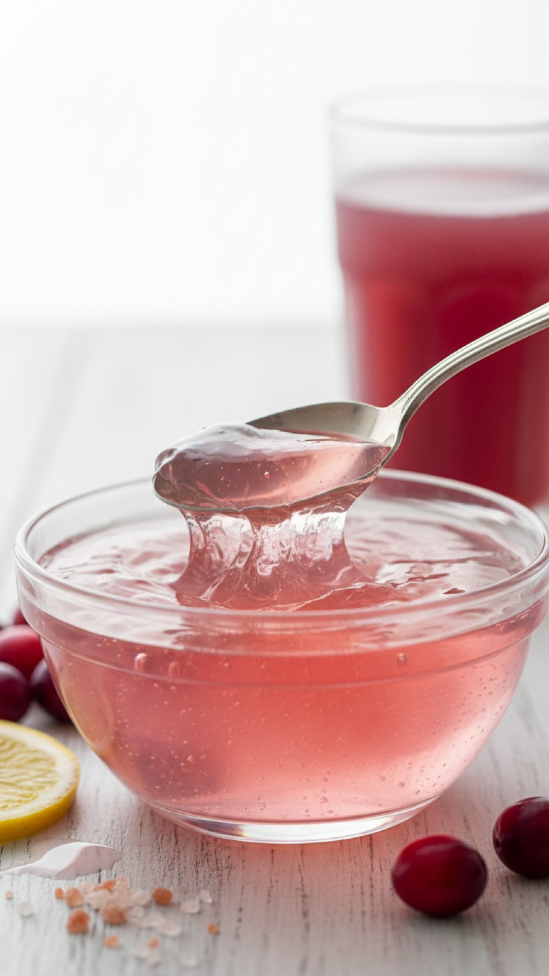 Refreshing Pink Gelatin Diet Recipe Preparation