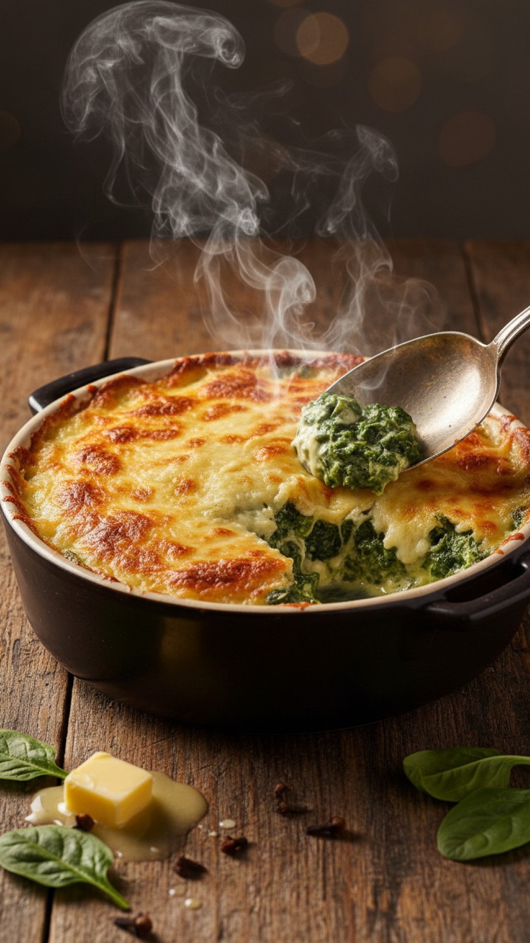 Ruth's Chris Spinach Rockefeller Copycat Preparation