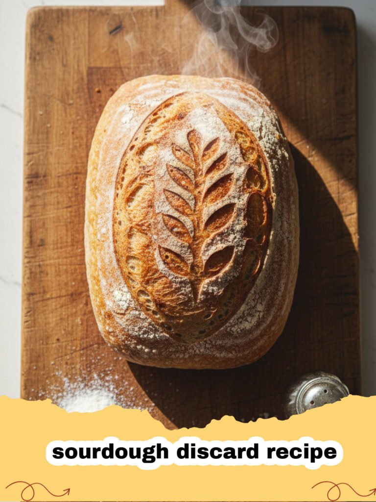 sourdough discard recipe - A tray of freshly baked sourdough discard cinnamon rolls with cream cheese frosting.