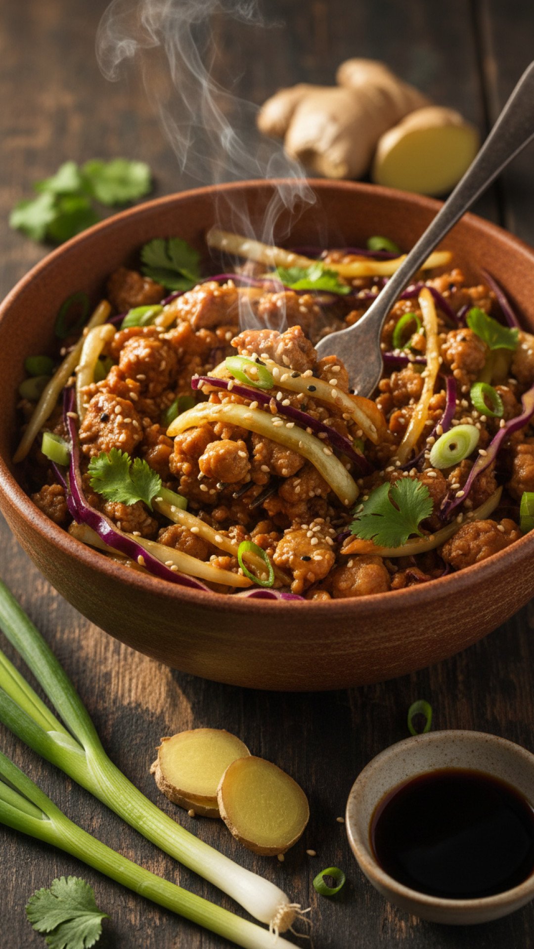 Speedy & Satisfying Egg Roll in a Bowl Preparation