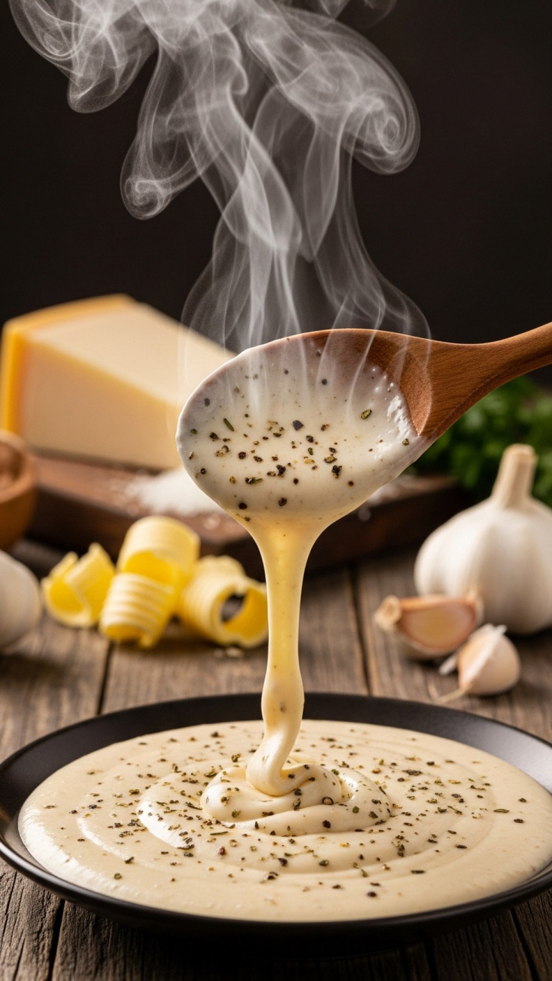 The Ultimate Creamy Homemade Alfredo Sauce Preparation