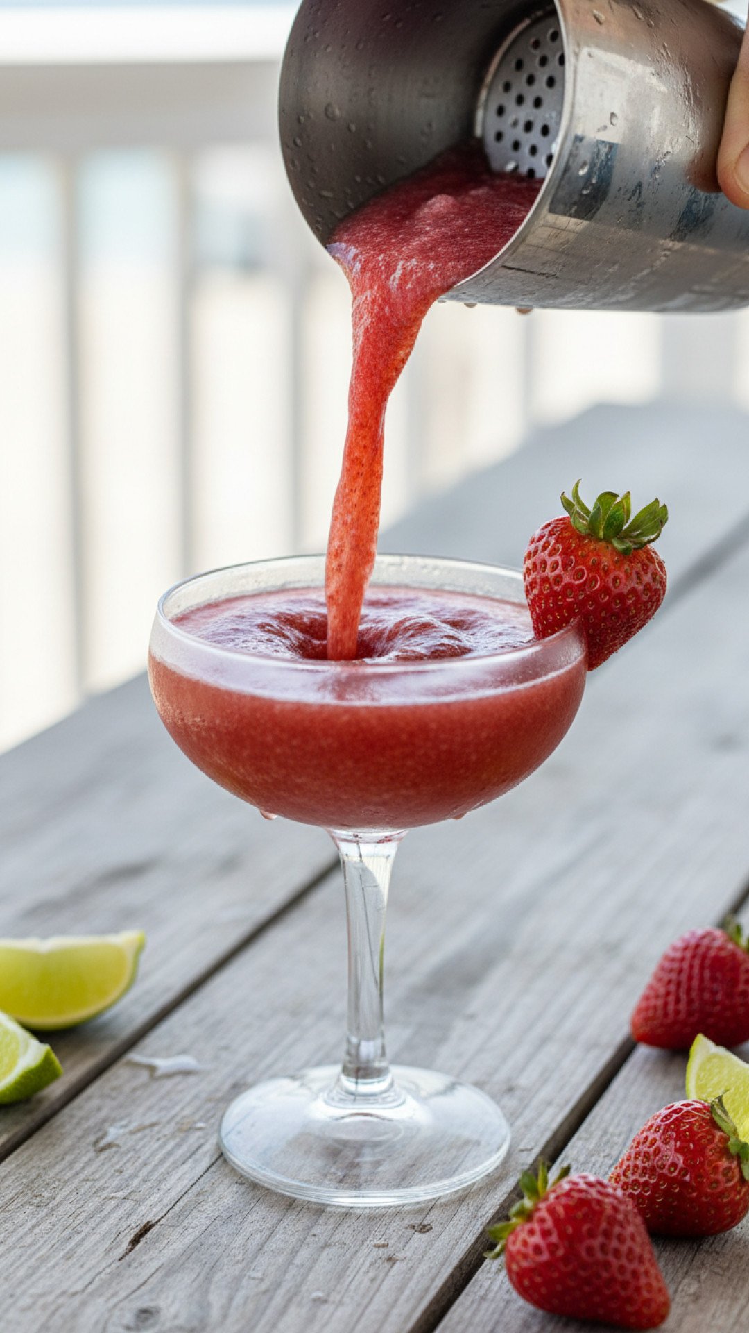 The Ultimate Frozen Strawberry Daiquiri Preparation