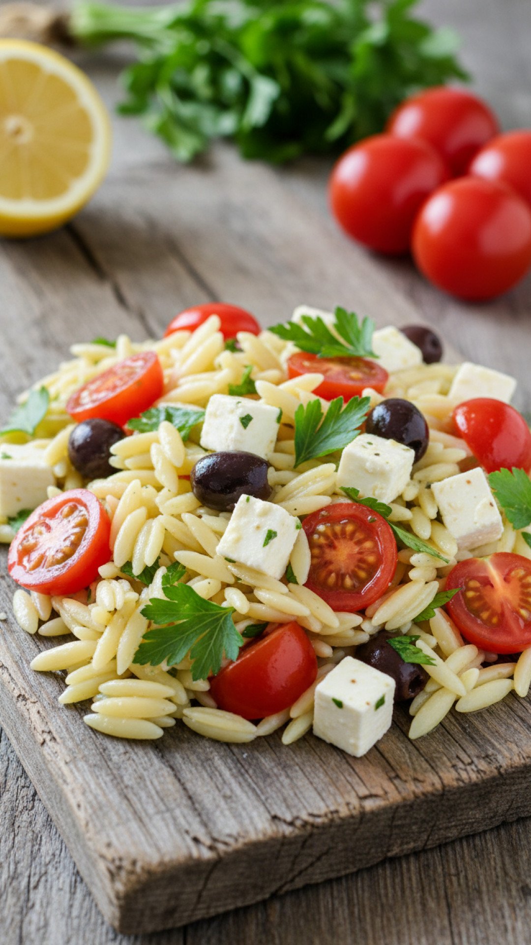 The Ultimate Refreshing Mediterranean Orzo Pasta Salad Preparation
