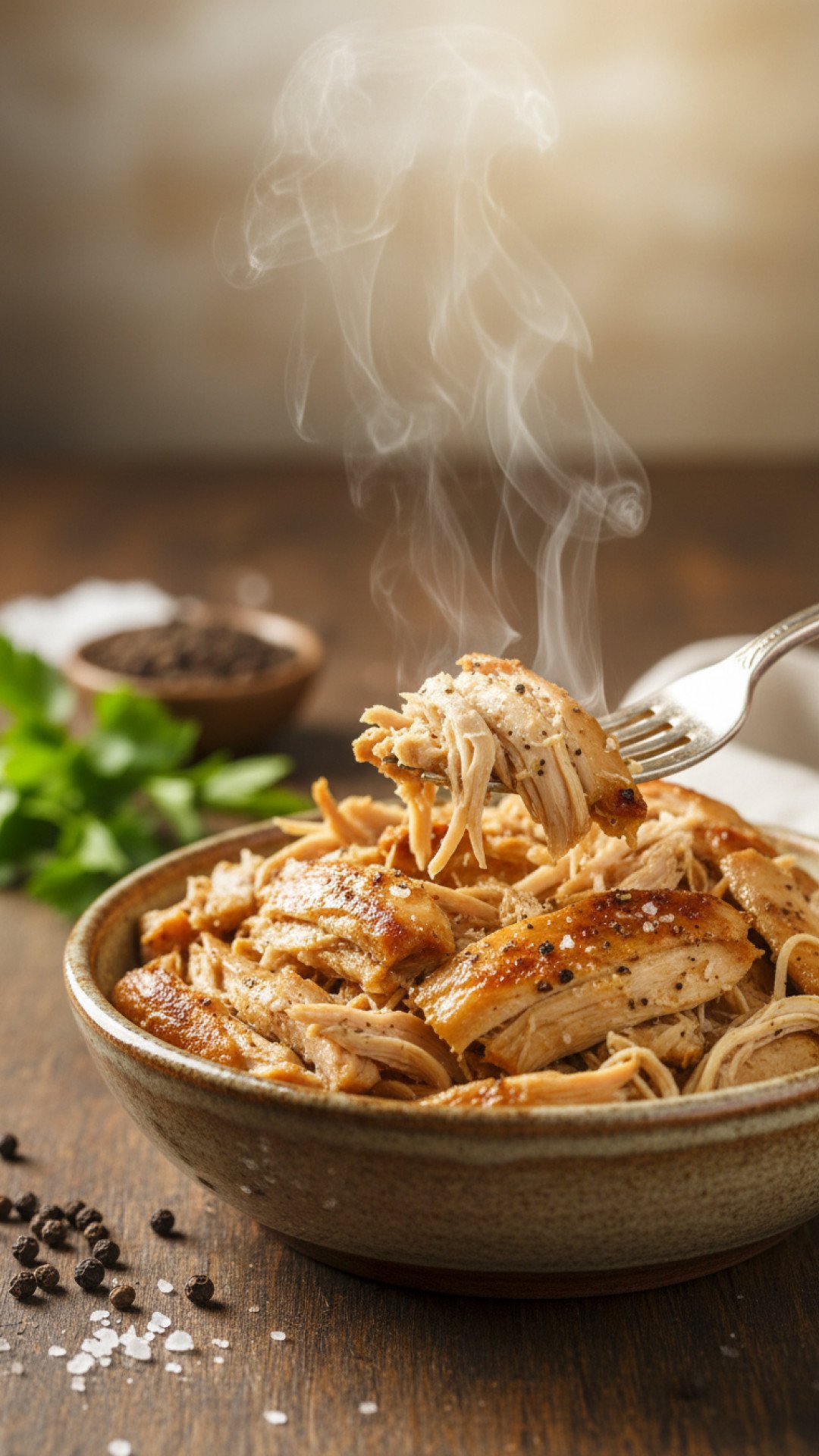 Versatile Everyday Shredded Chicken Preparation