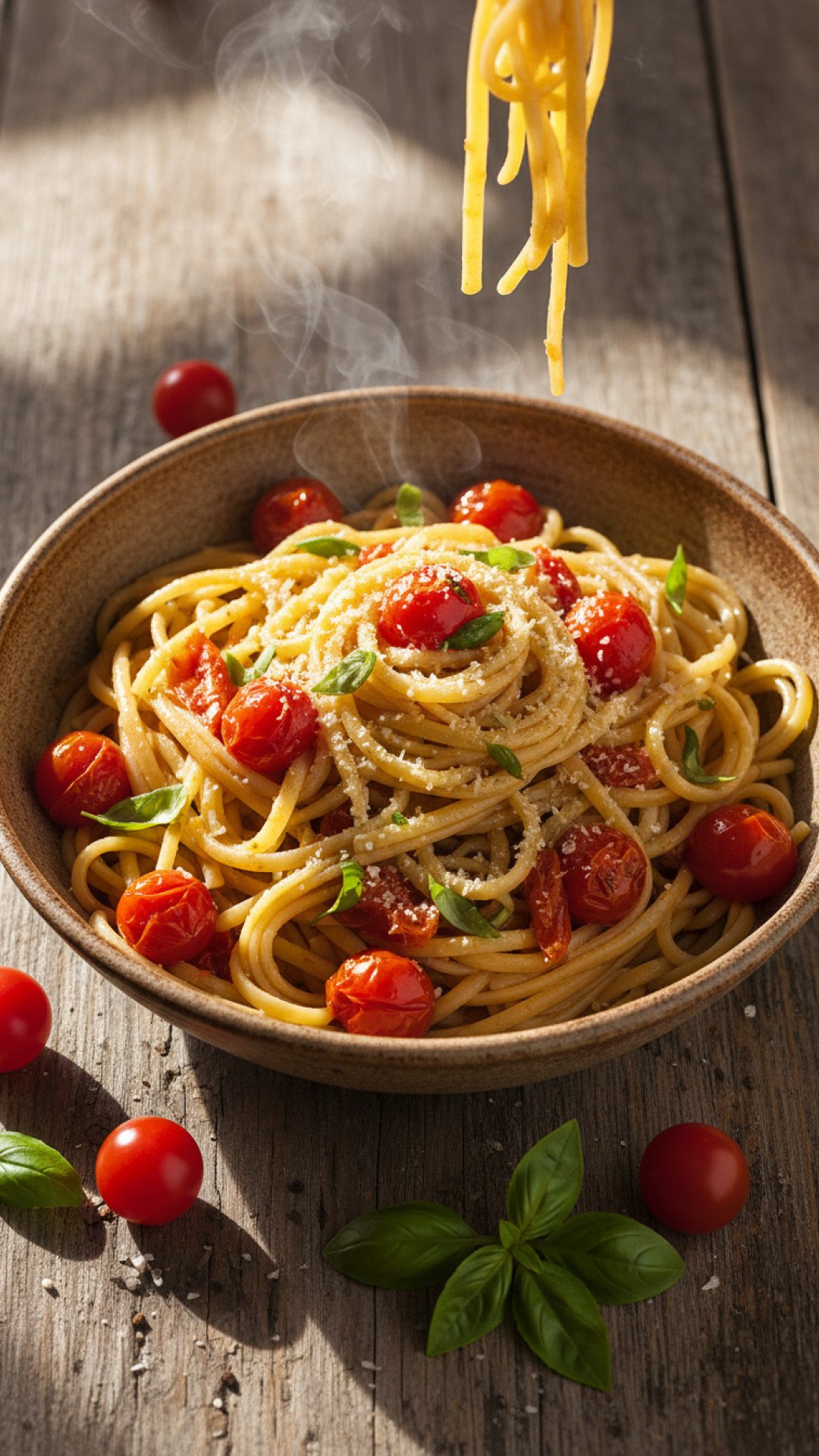 Zesty Lemon Herb Summer Pasta Preparation