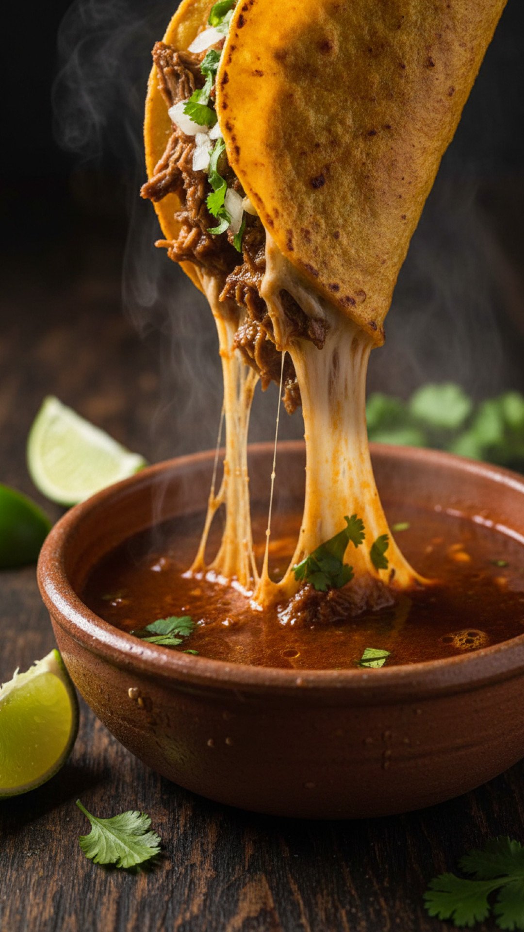 Authentic Beef Birria Tacos with Consomé Preparation