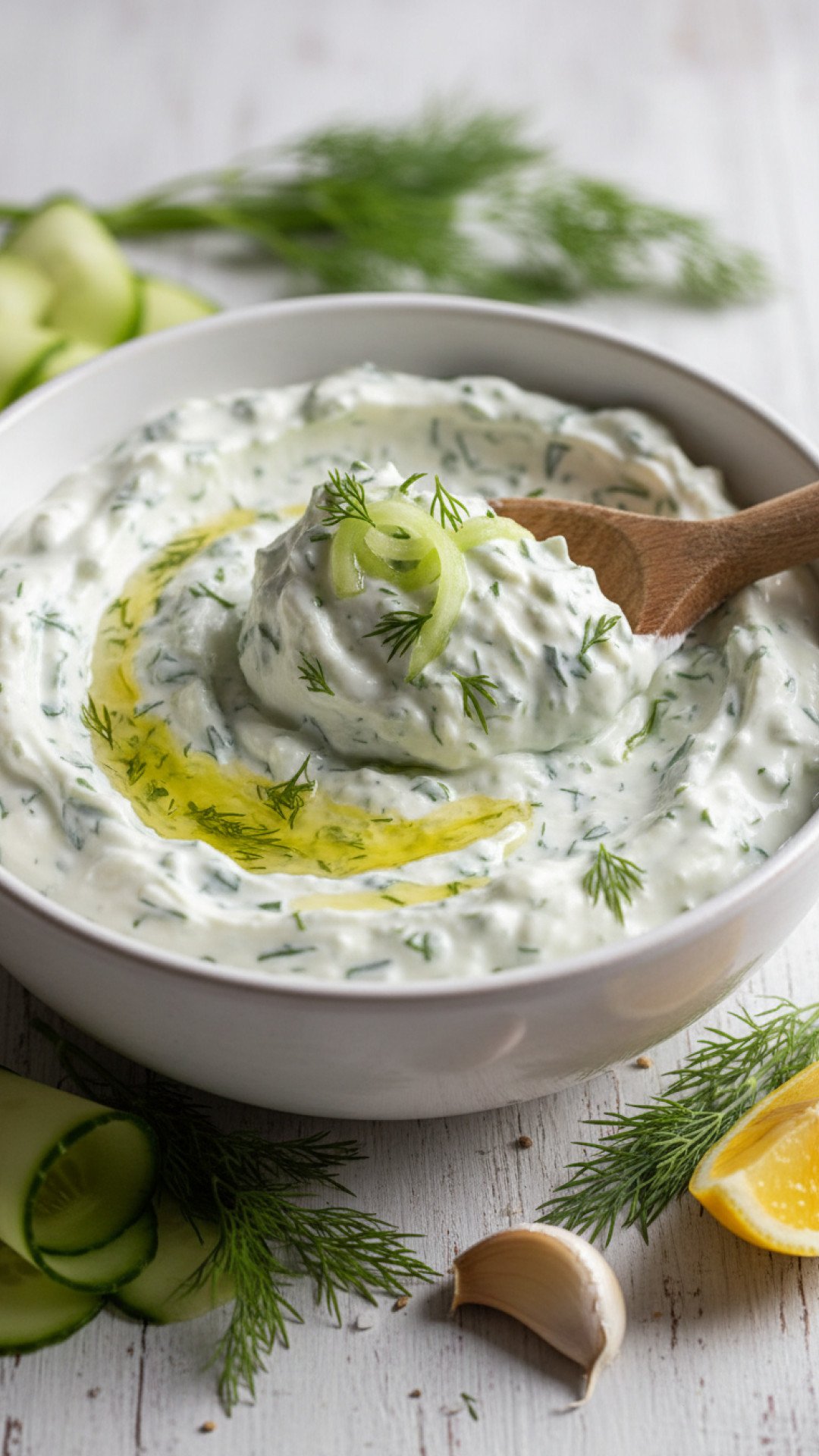 Authentic Homemade Tzatziki Recipe Preparation
