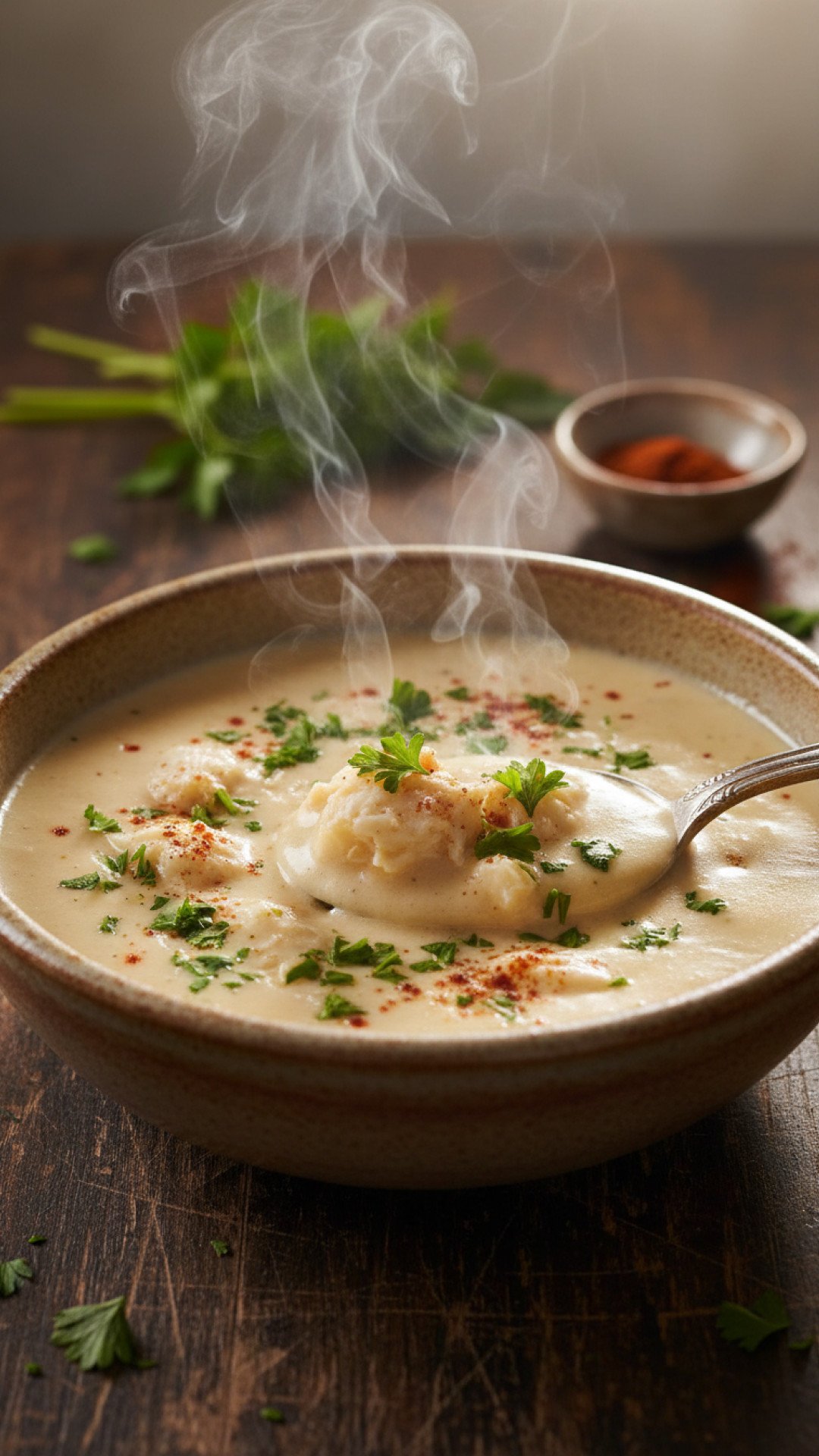 Authentic Lowcountry She Crab Soup Preparation