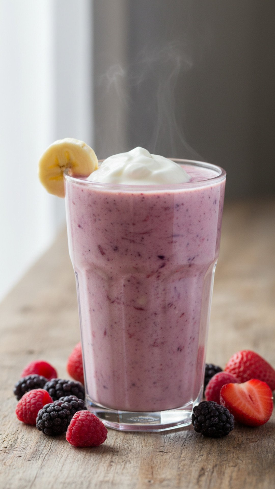 Berry Banana Power Smoothie Preparation