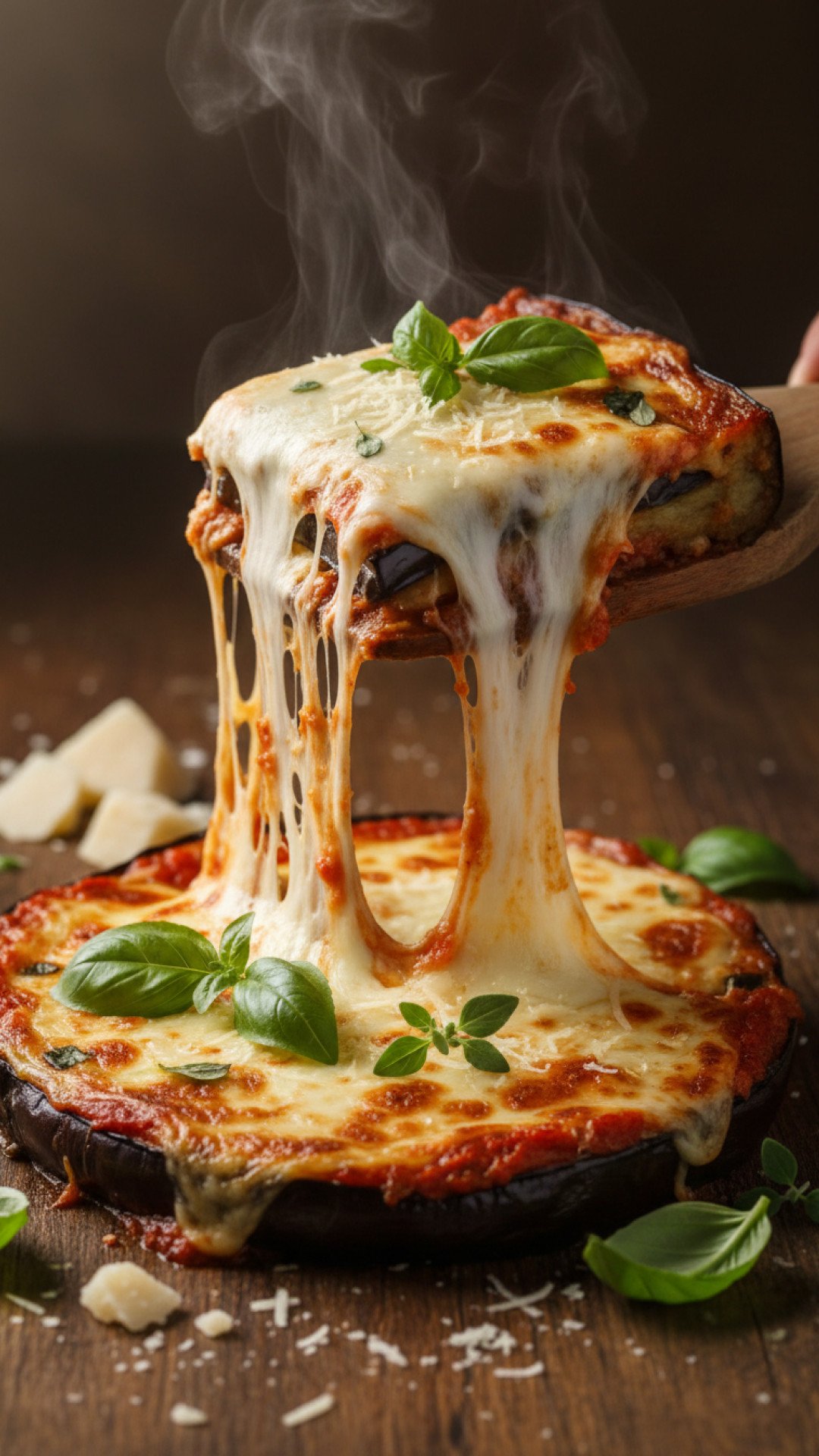 Classic Baked Eggplant Parmesan Preparation