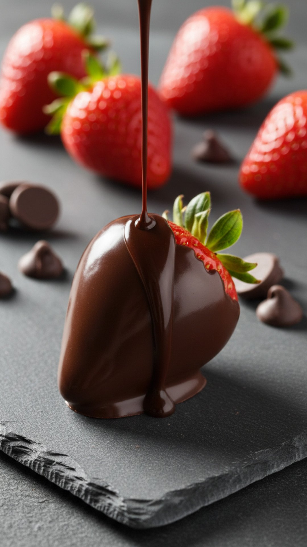 Classic Chocolate Covered Strawberries Preparation