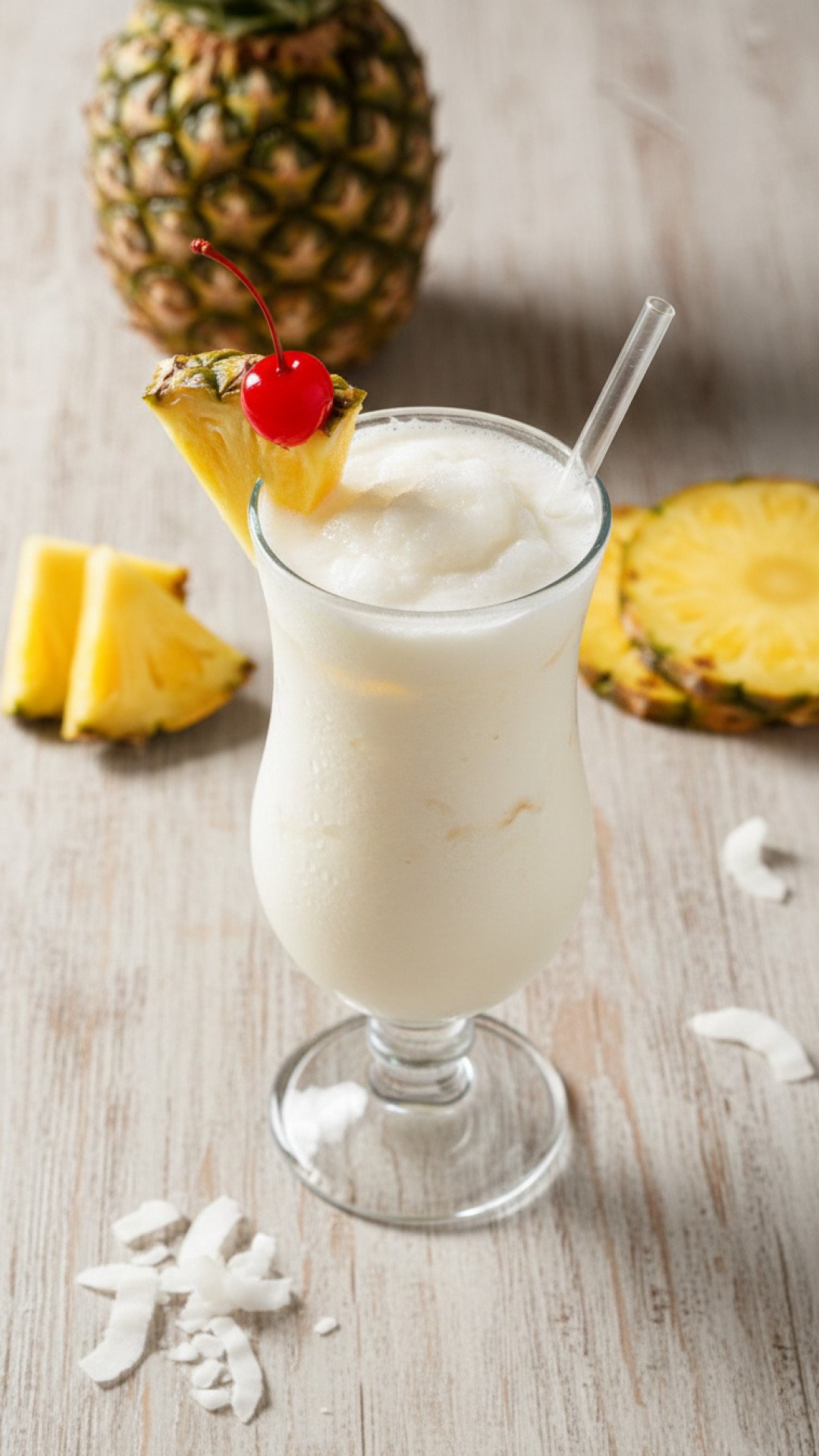 Classic Creamy Pins Colada Preparation