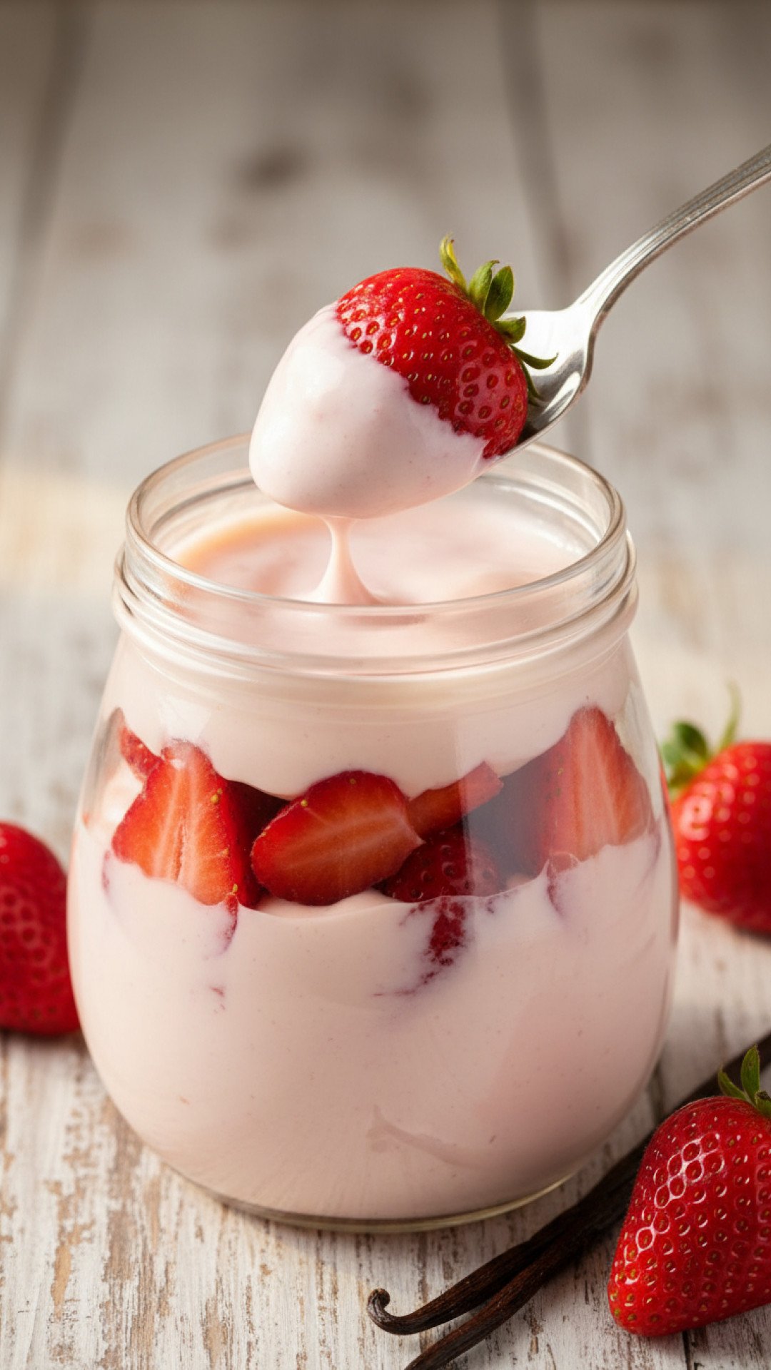 Classic Fresas con Crema Recipe Preparation