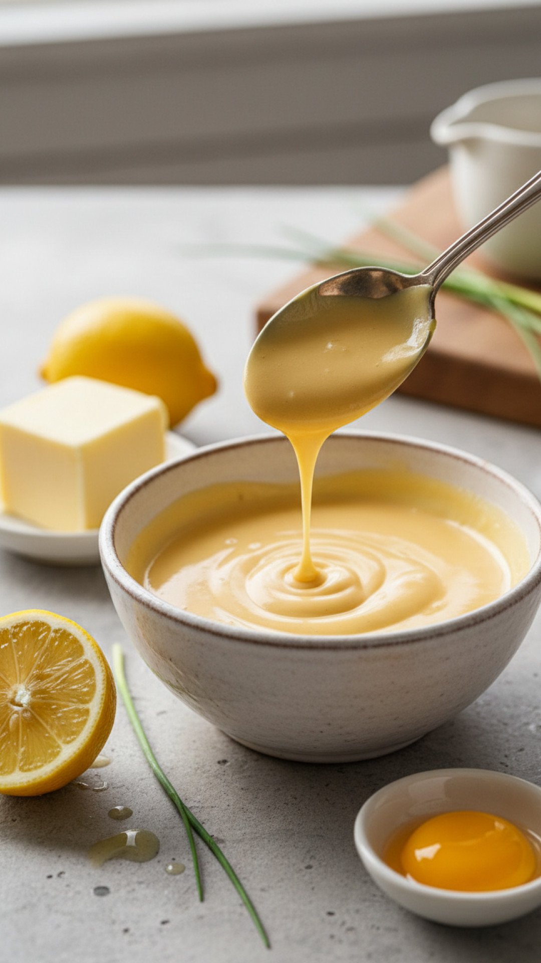 Classic Hollandaise Sauce Preparation