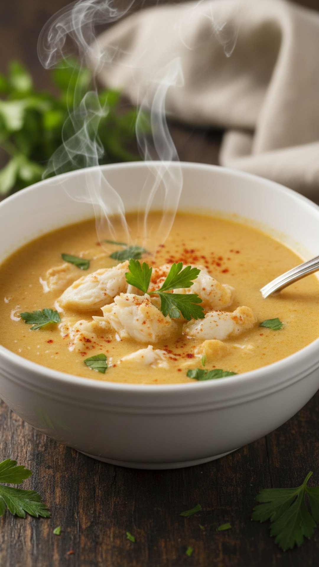 Classic Lowcountry She Crab Soup Preparation