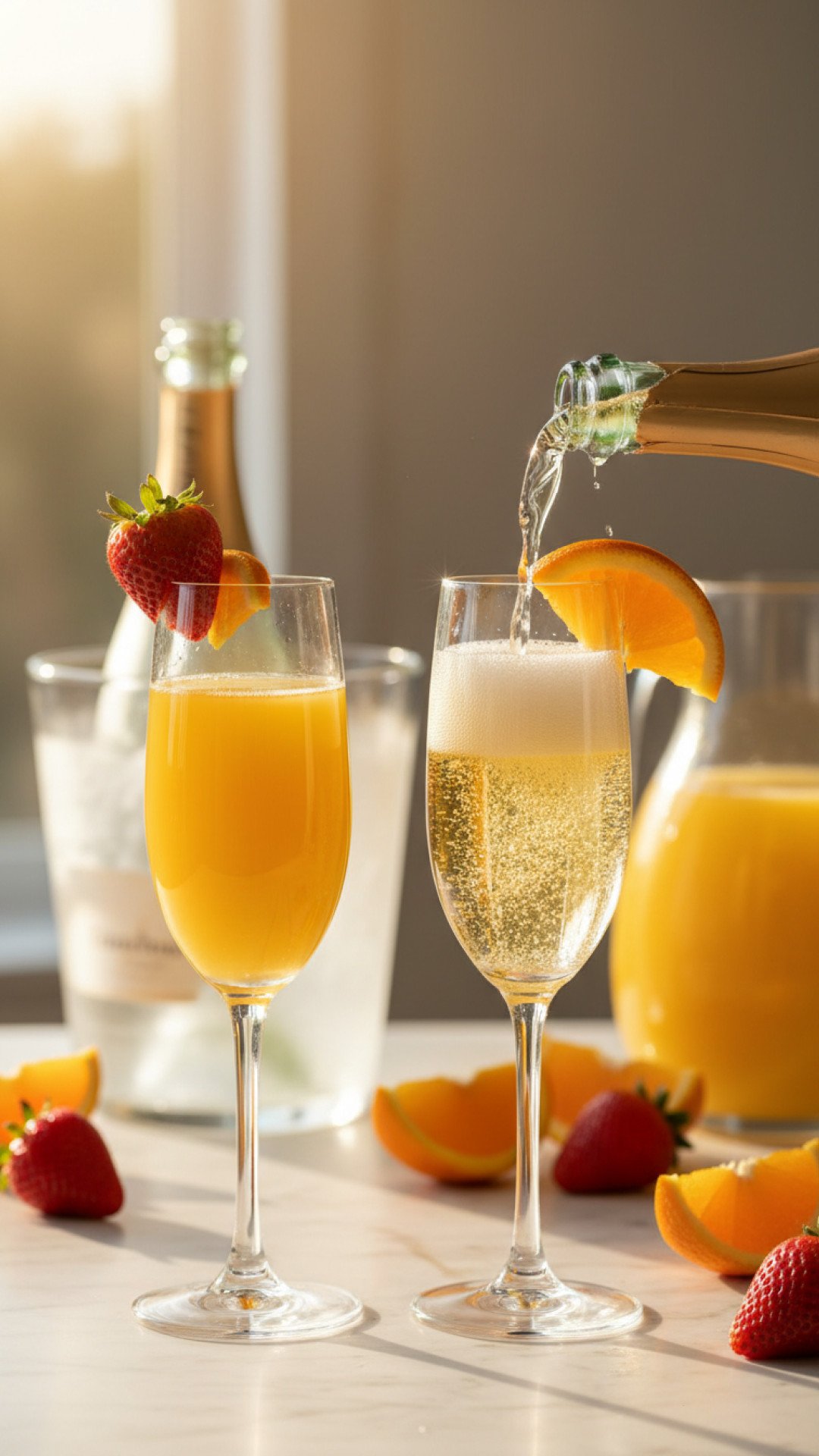 Classic Mimosa Preparation