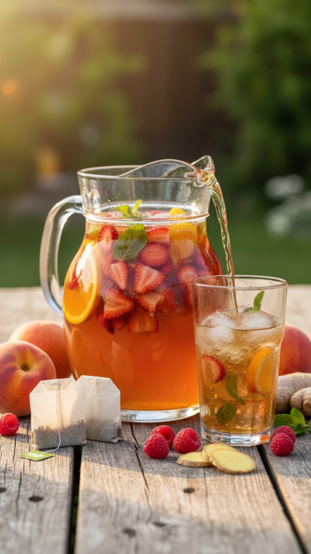 Classic Sun Tea Preparation