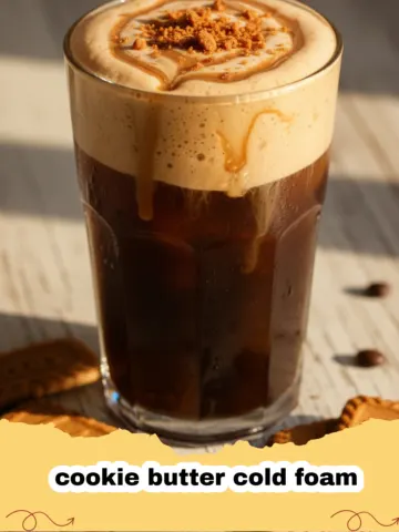 The Irresistible Cookie Butter Cold Foam: Your New Coffee Obsession!