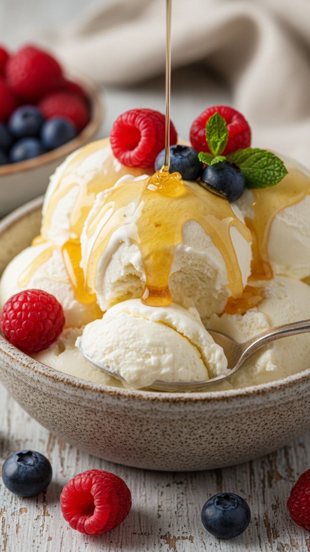Creamy & Dreamy Cottage Cheese Ice Cream Preparation
