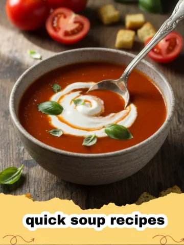 The Ultimate Creamy Tomato Basil Soup: A Comforting & Quick Weeknight Meal
