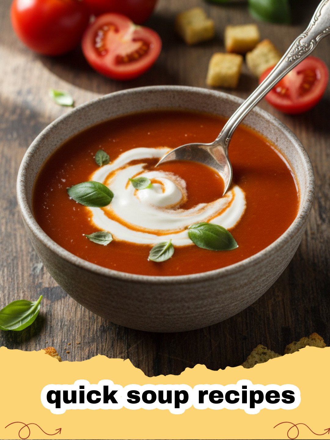 The Ultimate Creamy Tomato Basil Soup: A Comforting & Quick Weeknight Meal