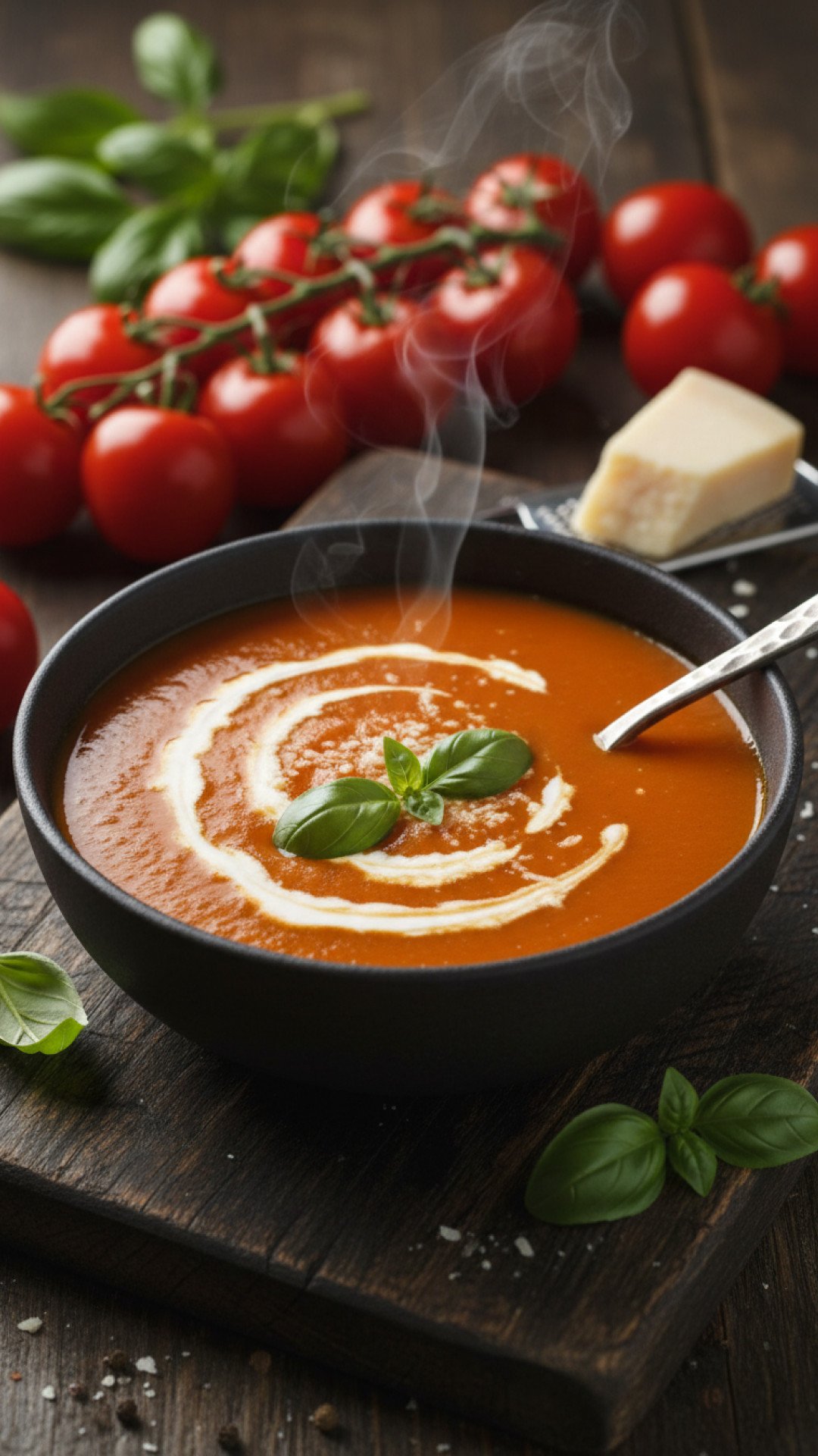 Creamy Tomato Soup Preparation